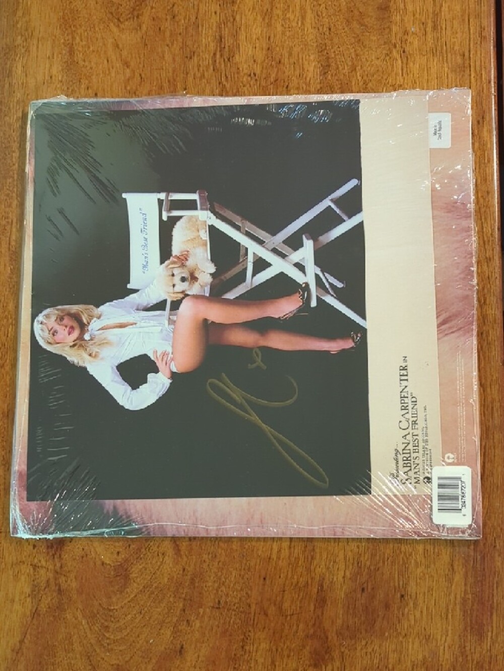 Sabrina Carpenter Man's Best Friend Standard LP  SIGNED  Brand New Sealed - Picture 7 of 8